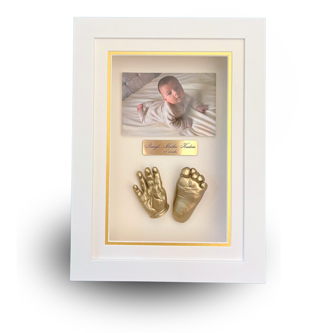 3D Framed Hand And Foot Casts With Photo