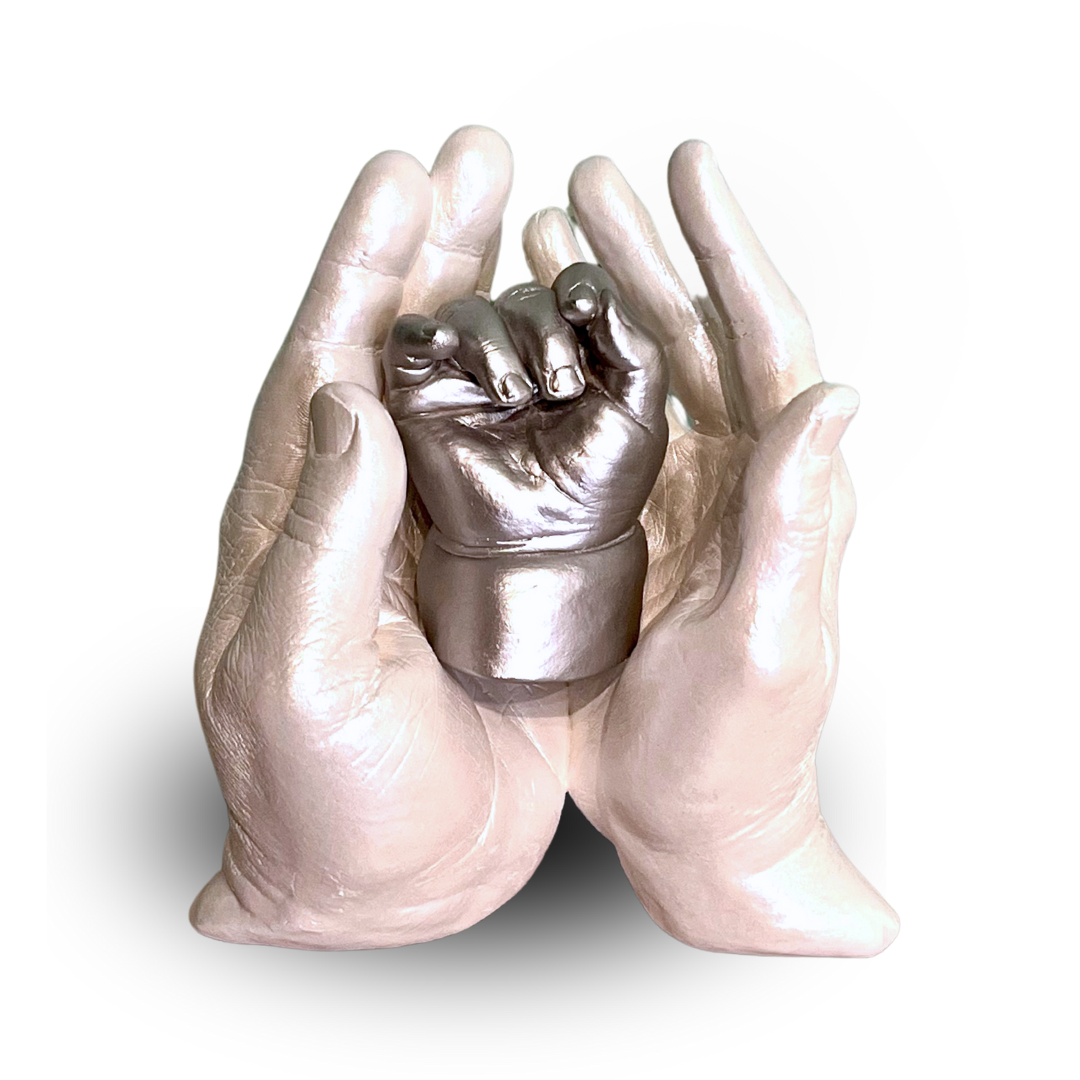 Freestanding 3 Person Handclasp Sculpture