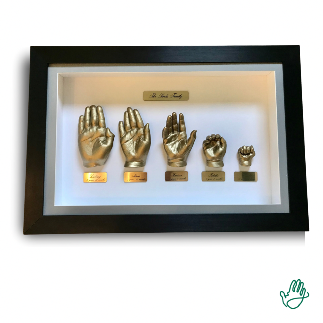 3d framed family casts