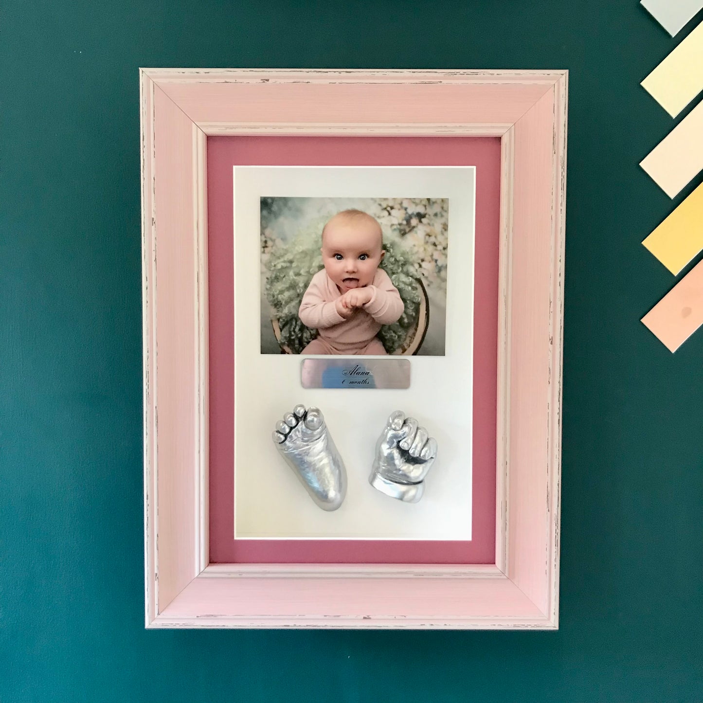 3D Framed Hand And Foot Casts With Photo