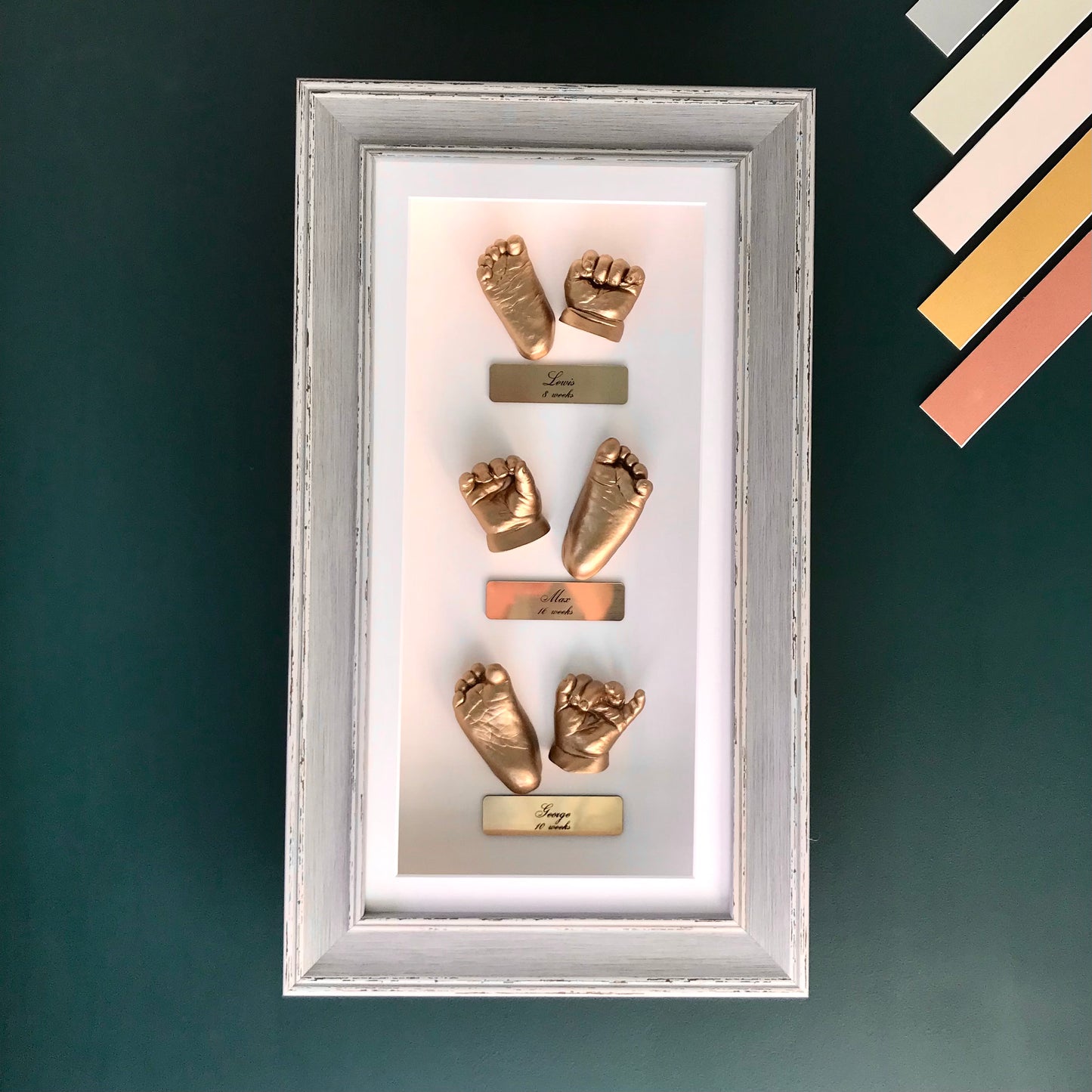 3D Framed Family Hand Casts