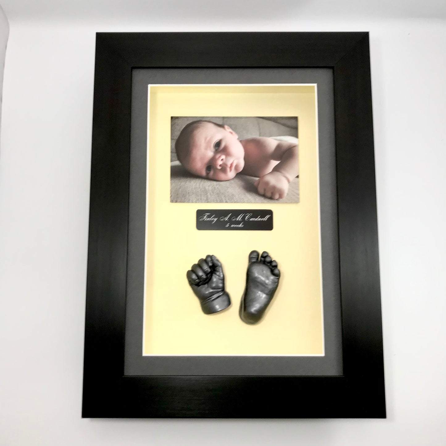 3D Framed Hand And Foot Casts With Photo