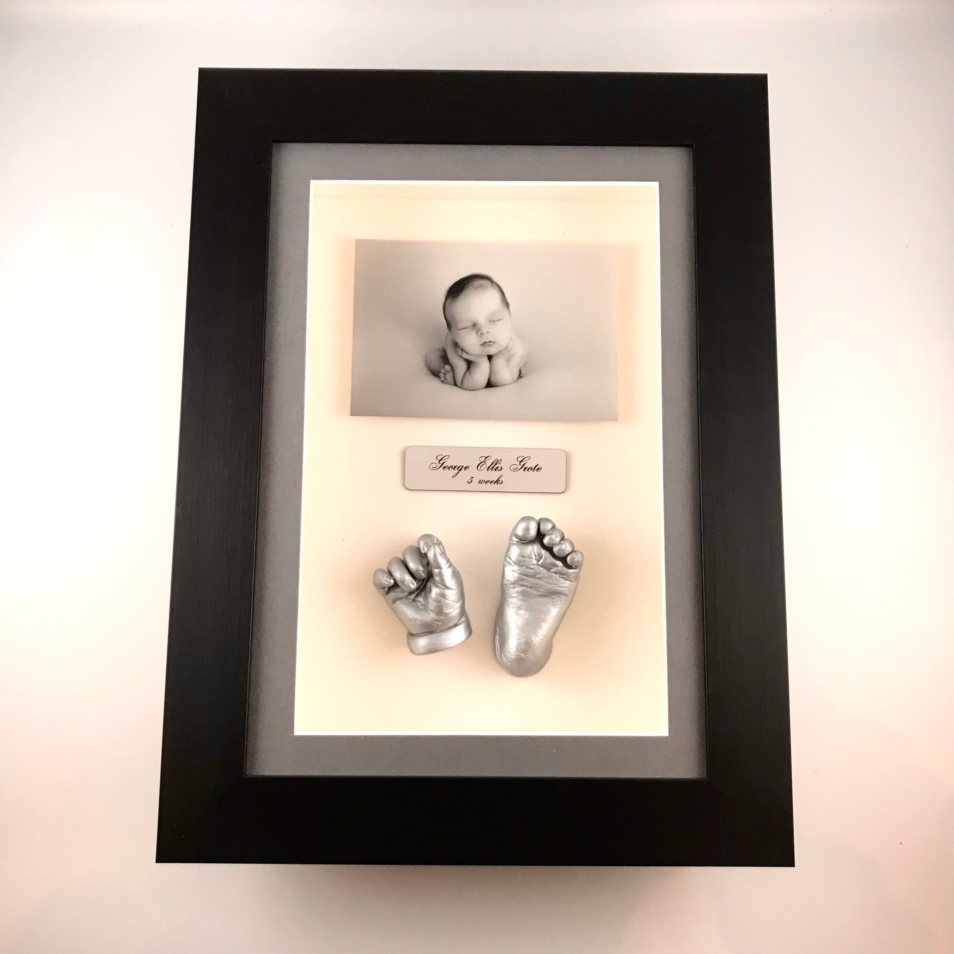3D Framed Hand And Foot Casts With Photo