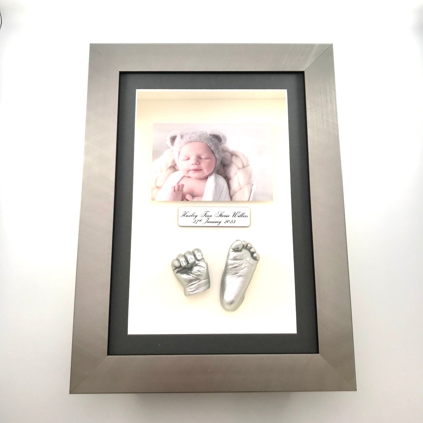 3D Framed Hand And Foot Casts With Photo