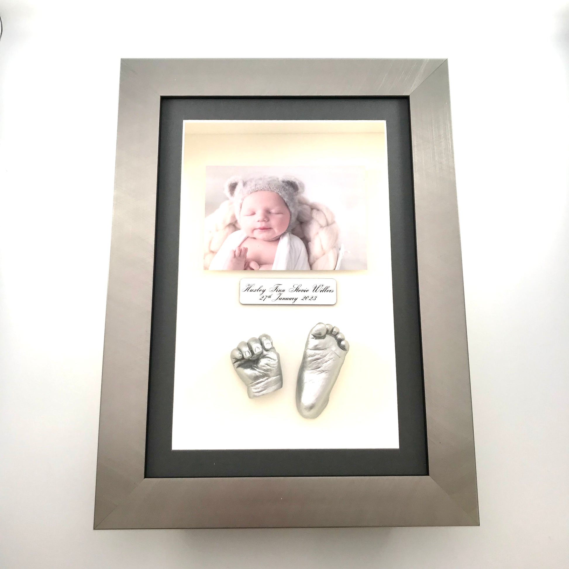 3D Framed Hand And Foot Casts With Photo