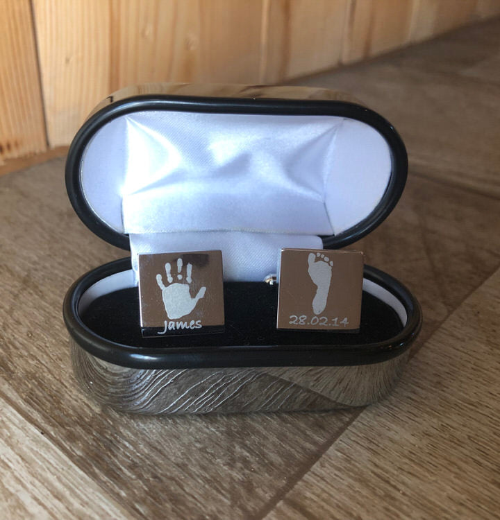 Engraved Personalised Cufflinks