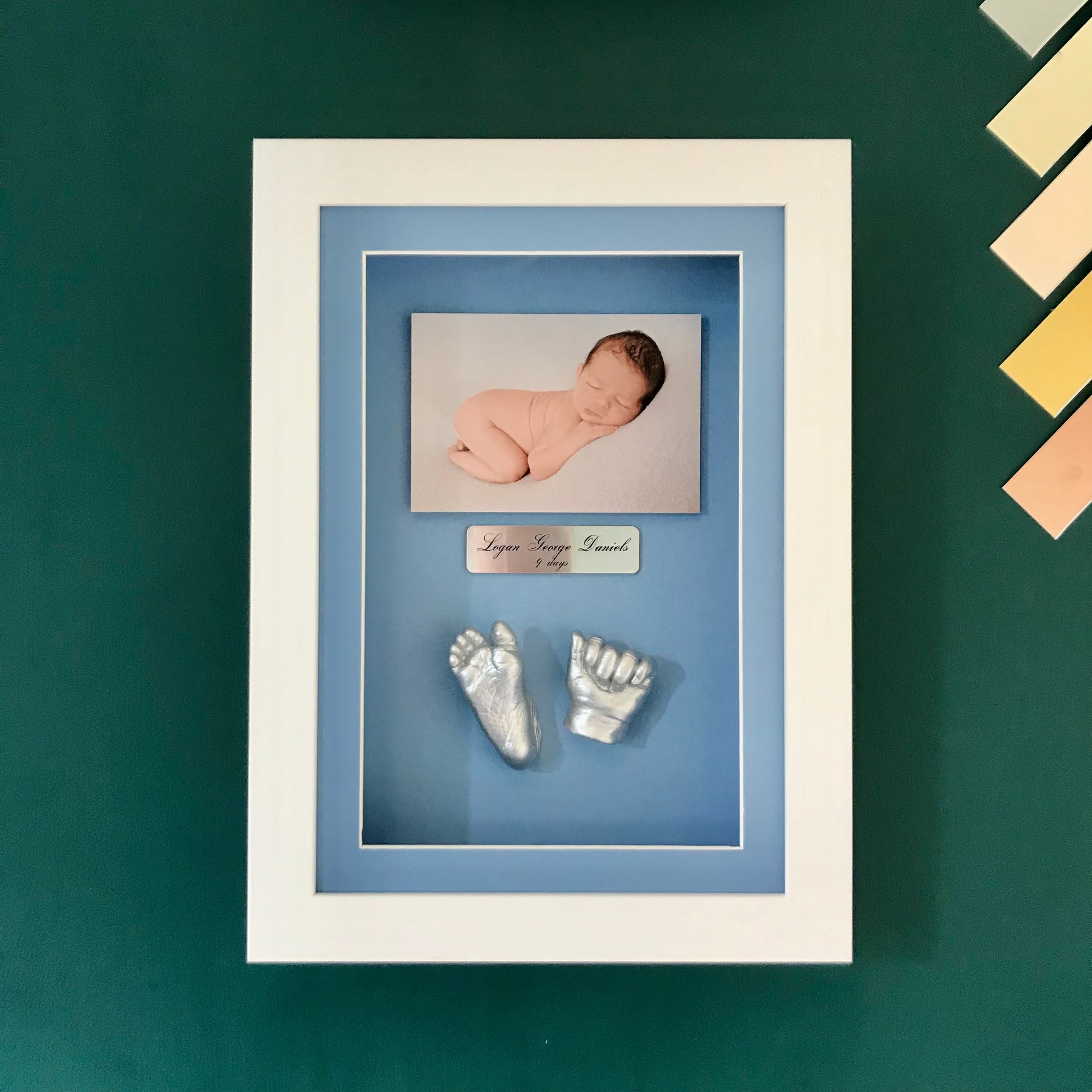 3D Framed Hand And Foot Casts With Photo