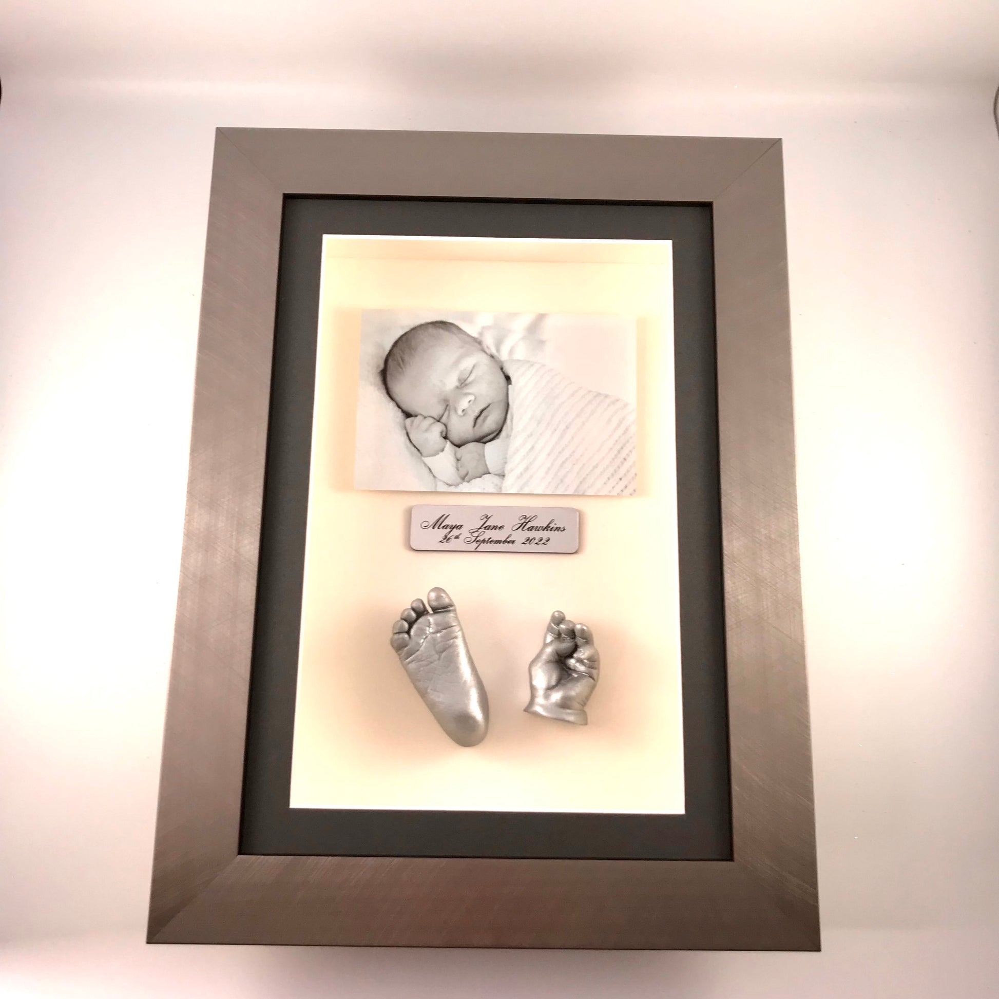 3D Framed Hand And Foot Casts With Photo