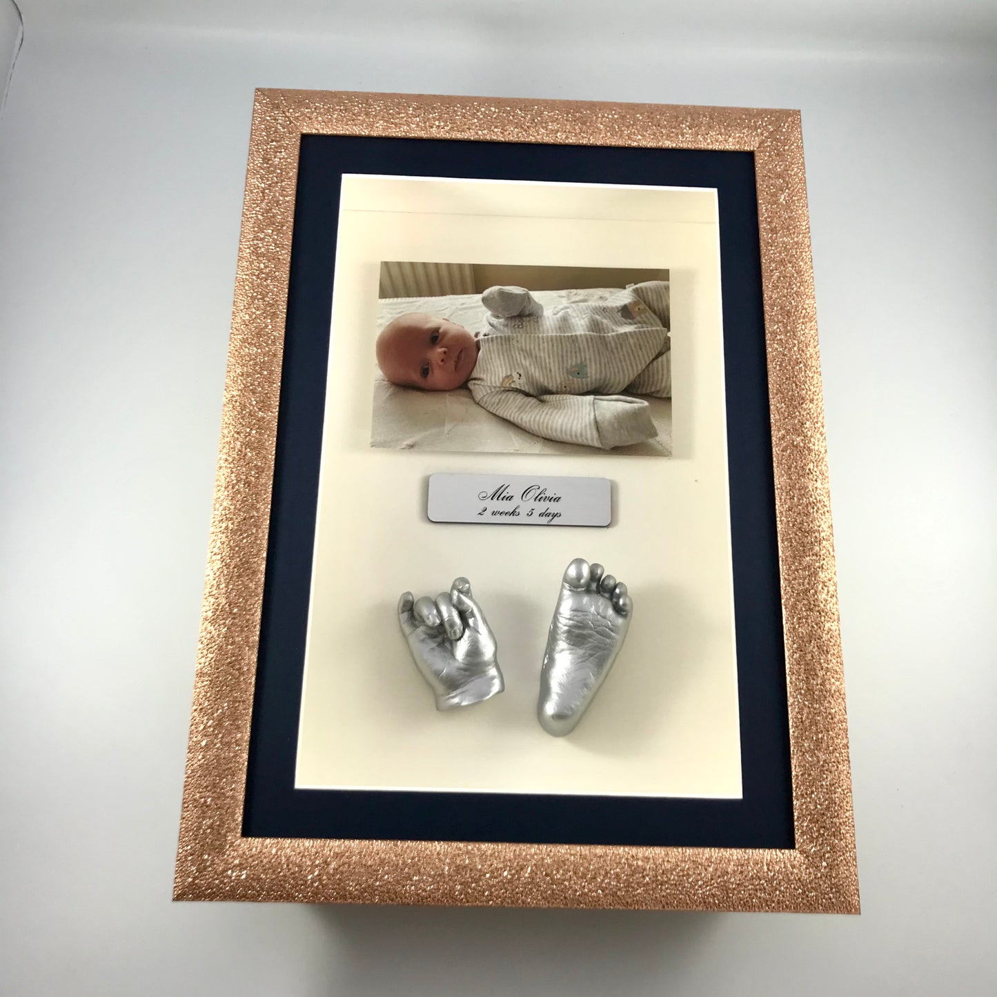 3D Framed Hand And Foot Casts With Photo