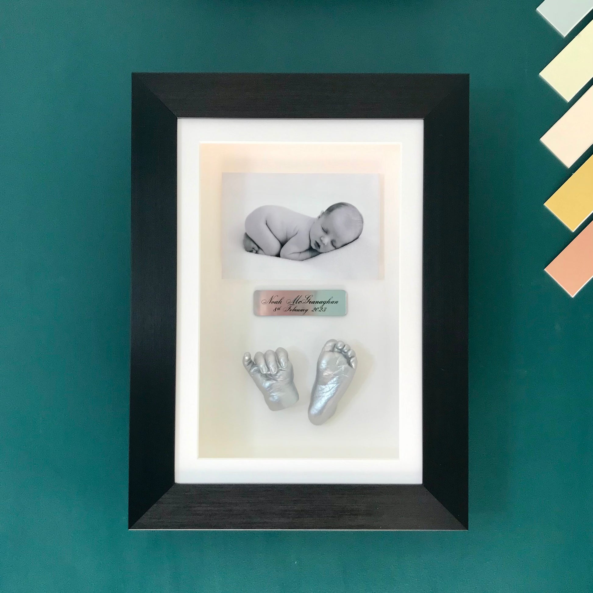 3D Framed Hand And Foot Casts With Photo