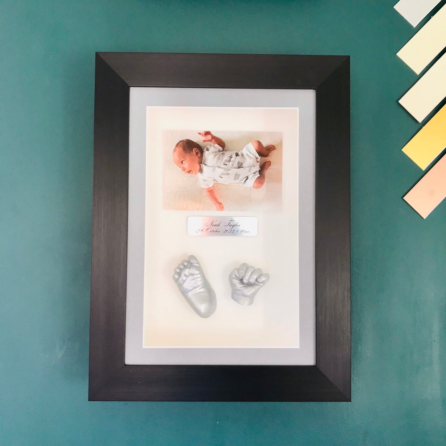 3D Framed Hand And Foot Casts With Photo