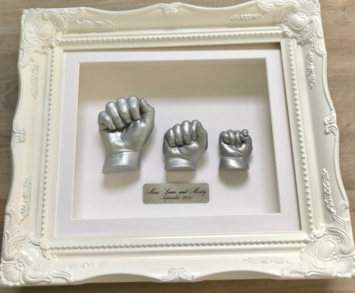 3D Framed Family Hand Casts