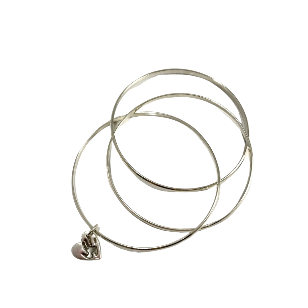 Russian Bangle Handprint Bracelet