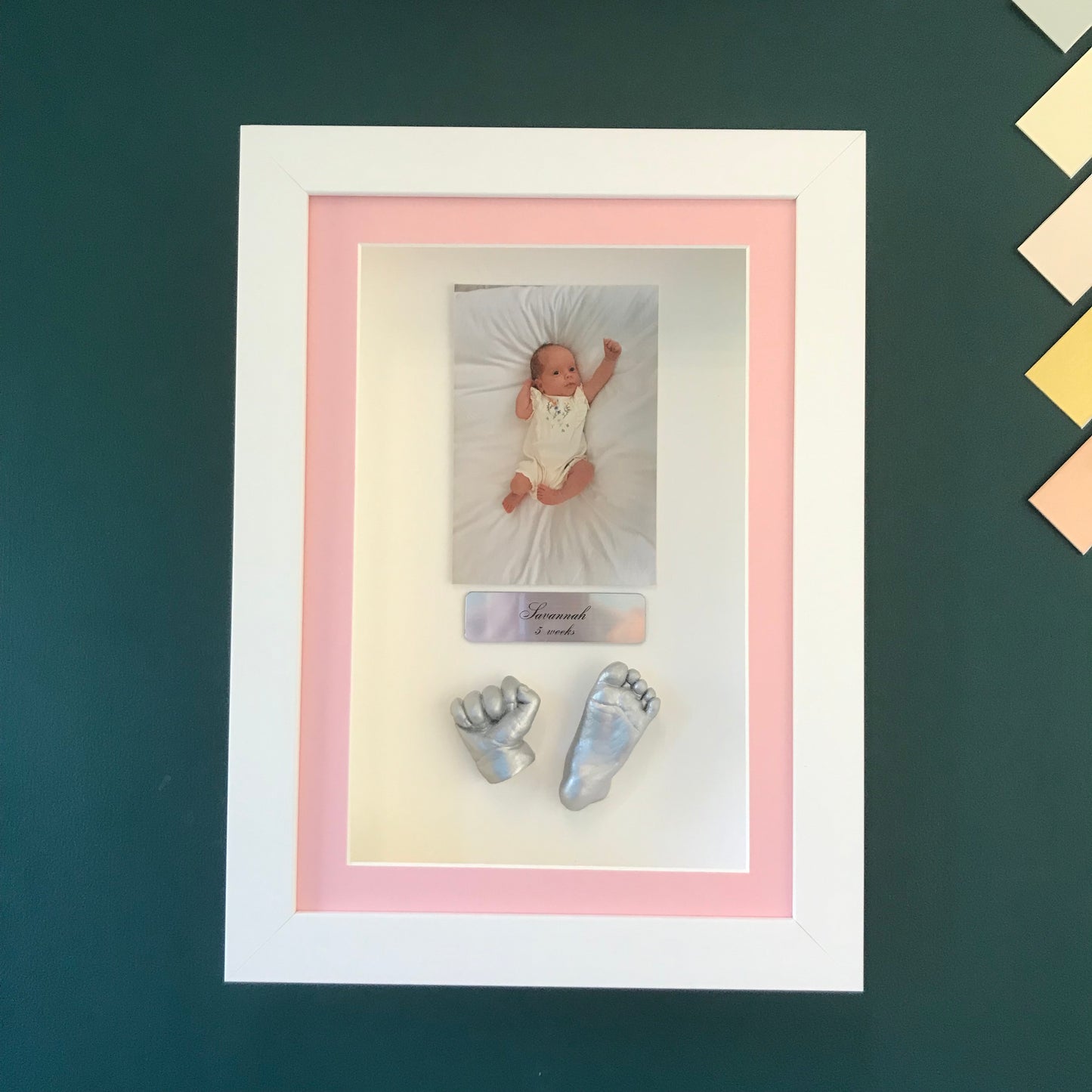 3D Framed Hand And Foot Casts With Photo