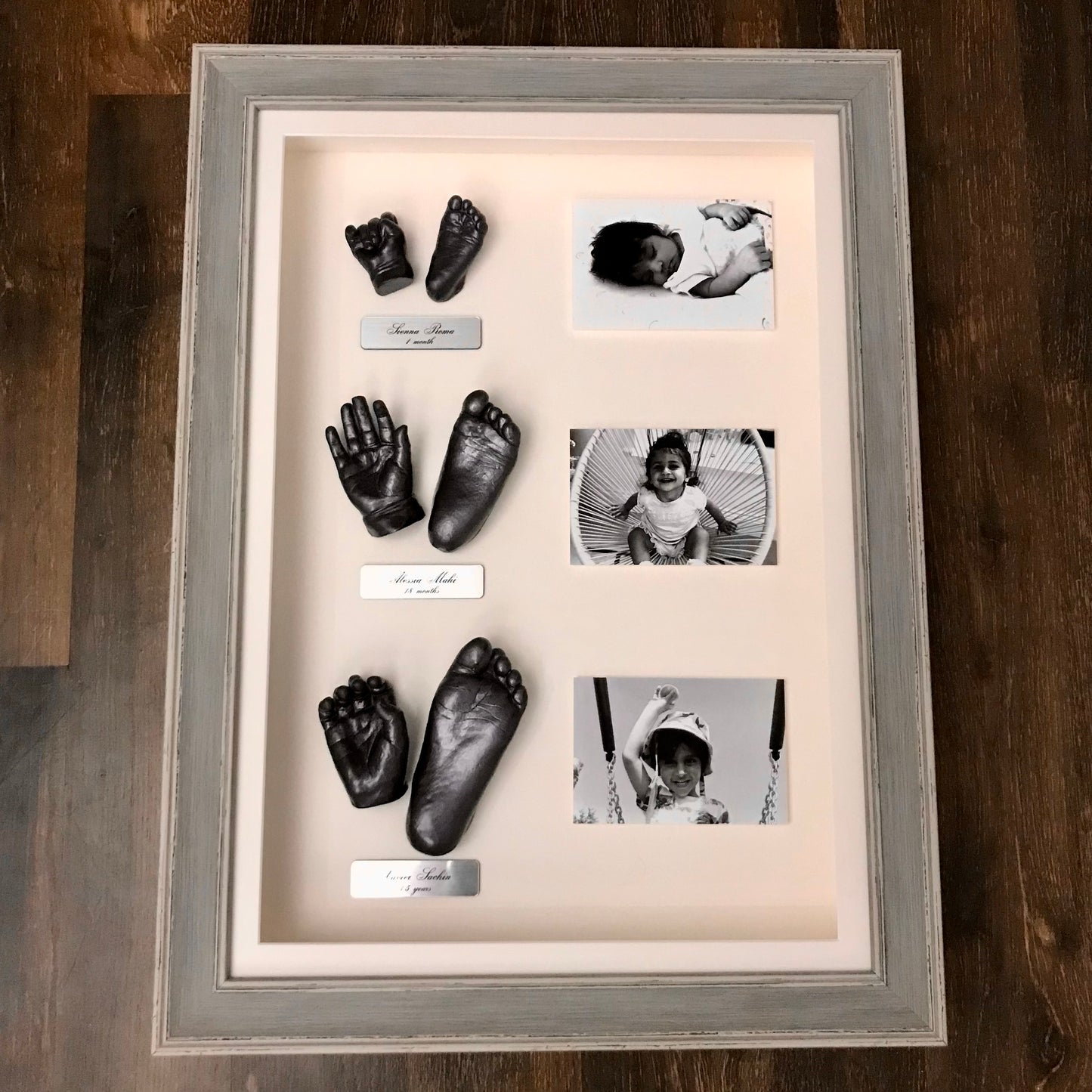 3D Framed Family Hand Casts