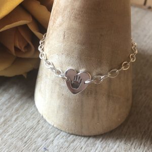 Hand or Footprint Chain Bracelet