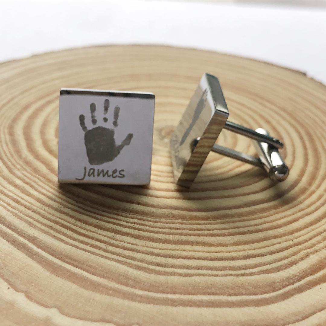 Engraved Personalised Cufflinks