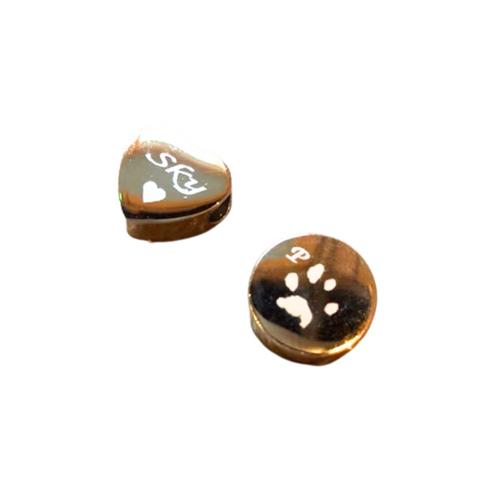 Engraved Bracelet Beads