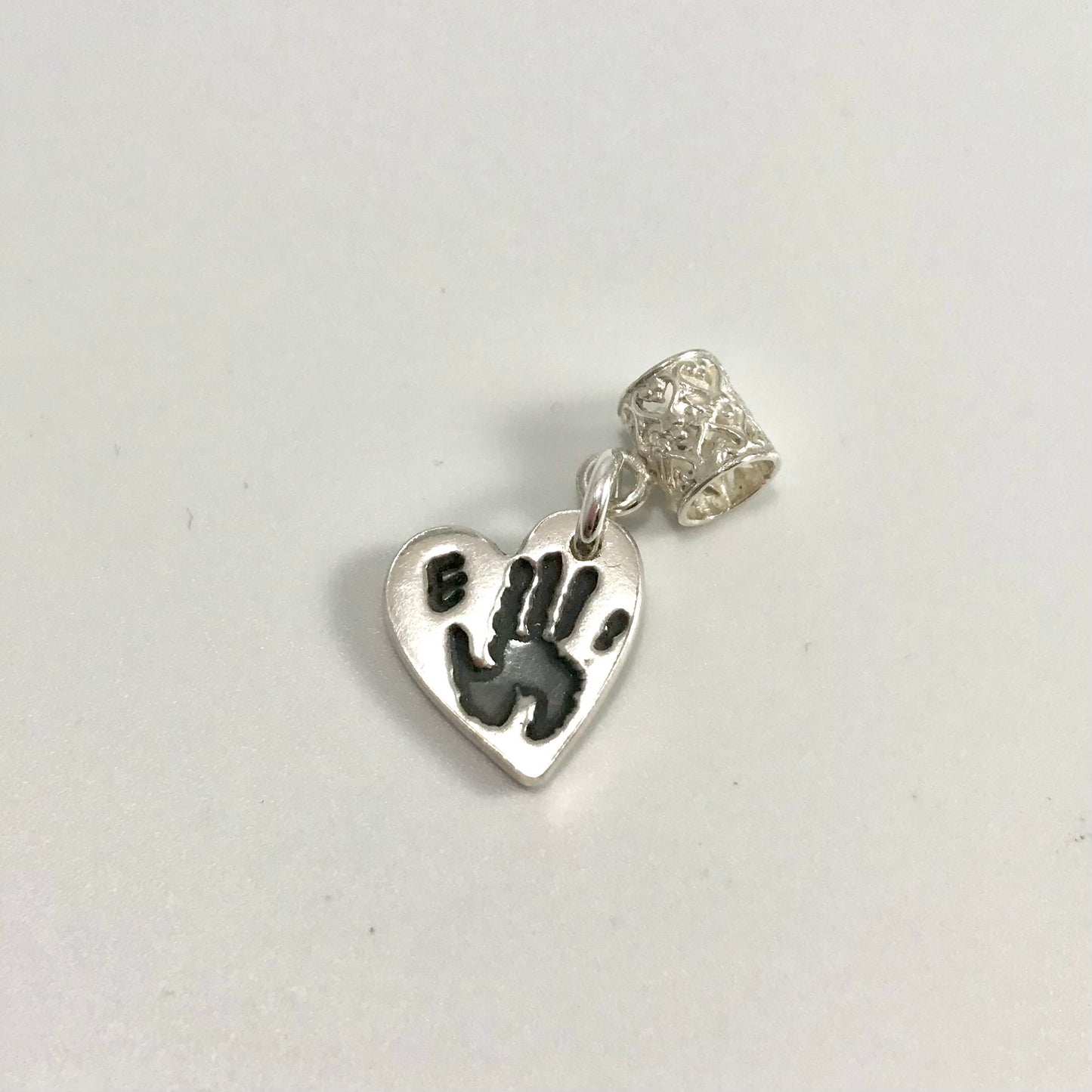 Hand or Footprint Bracelet Charm