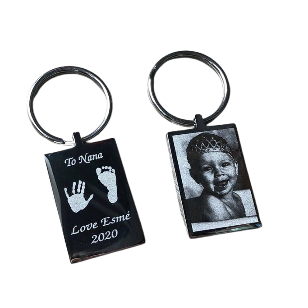 Hand and Footprint Keyring