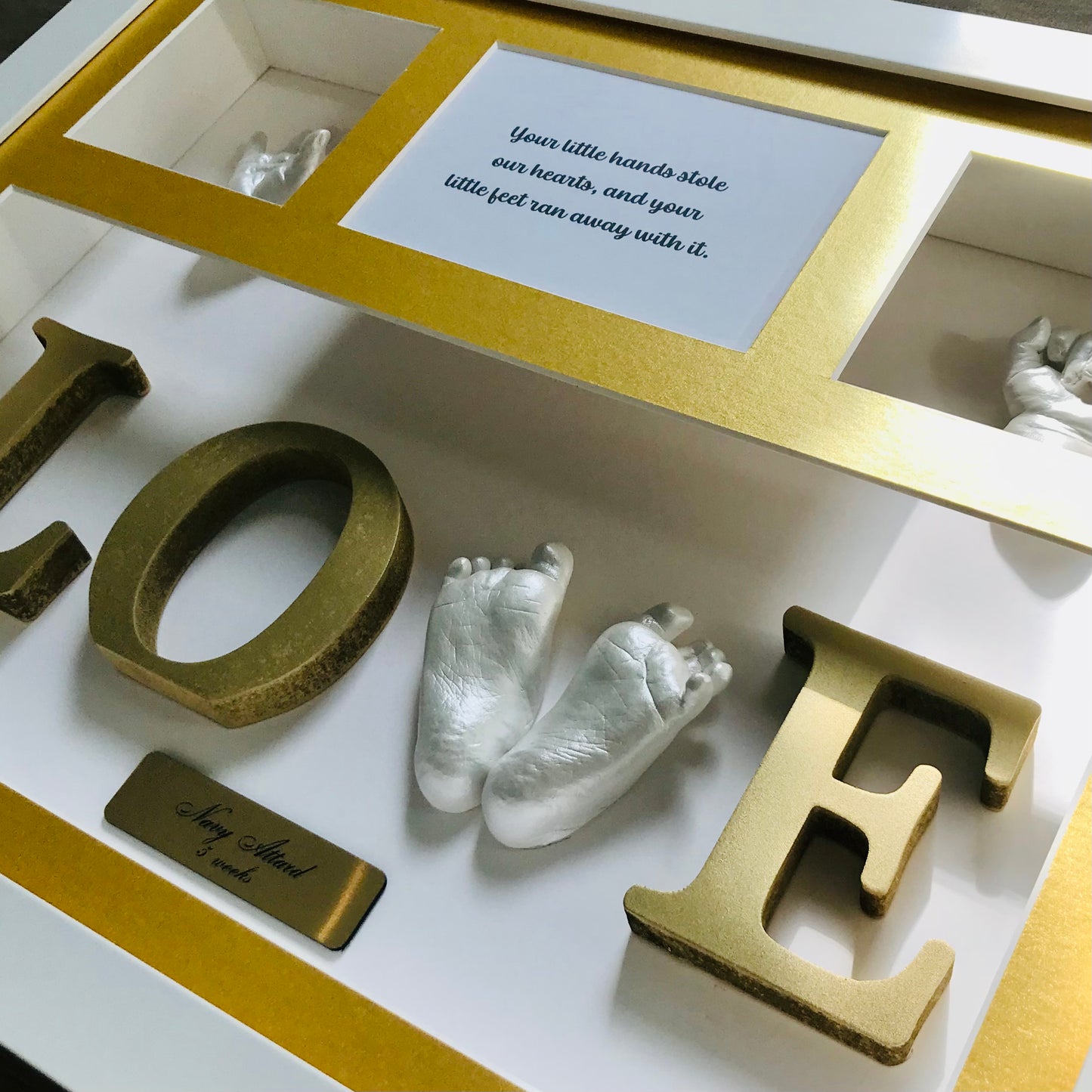 Products 3D Framed Casts With 'LOVE' Letters