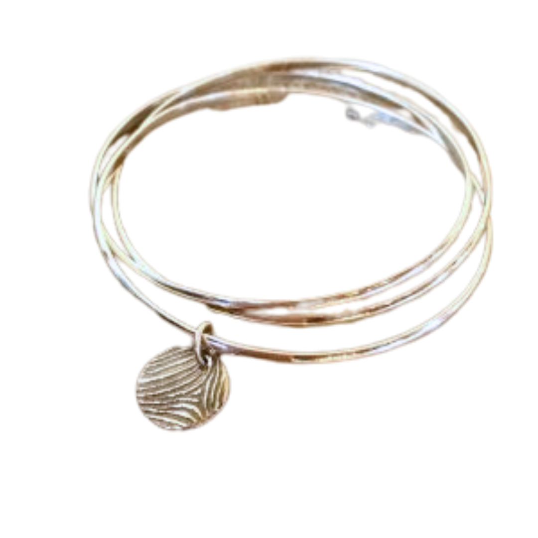 Russian Bangle Fingerprint Bracelet