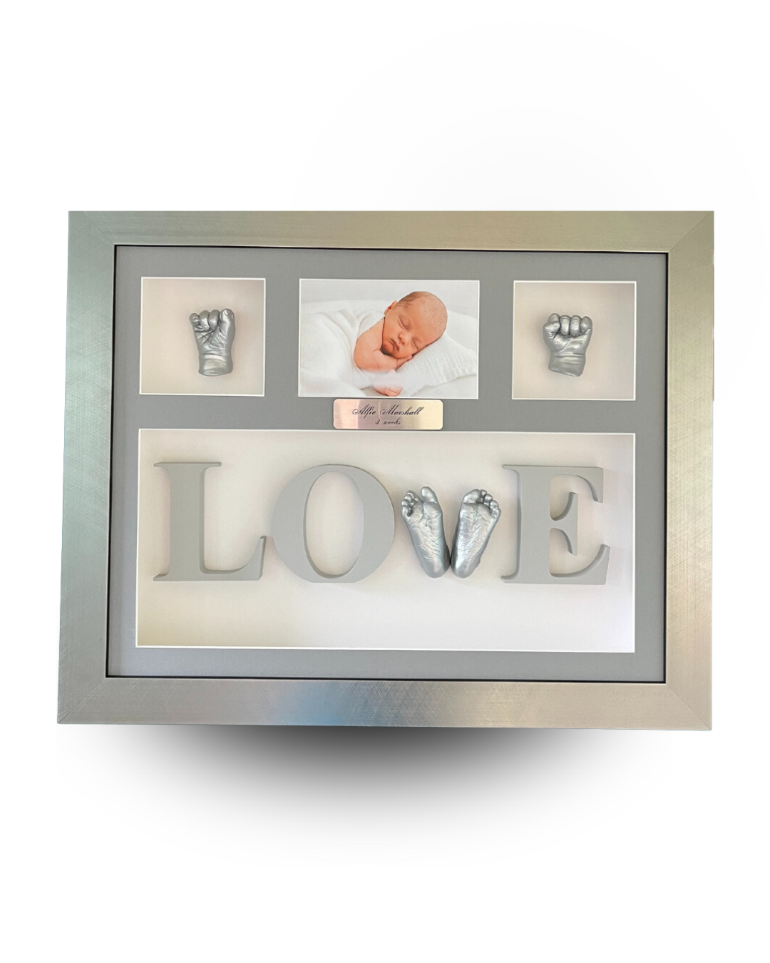 3D Framed Casts With 'LOVE' Letters