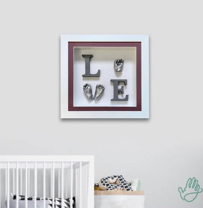 Products 3D Framed Casts With 'LOVE' Letters