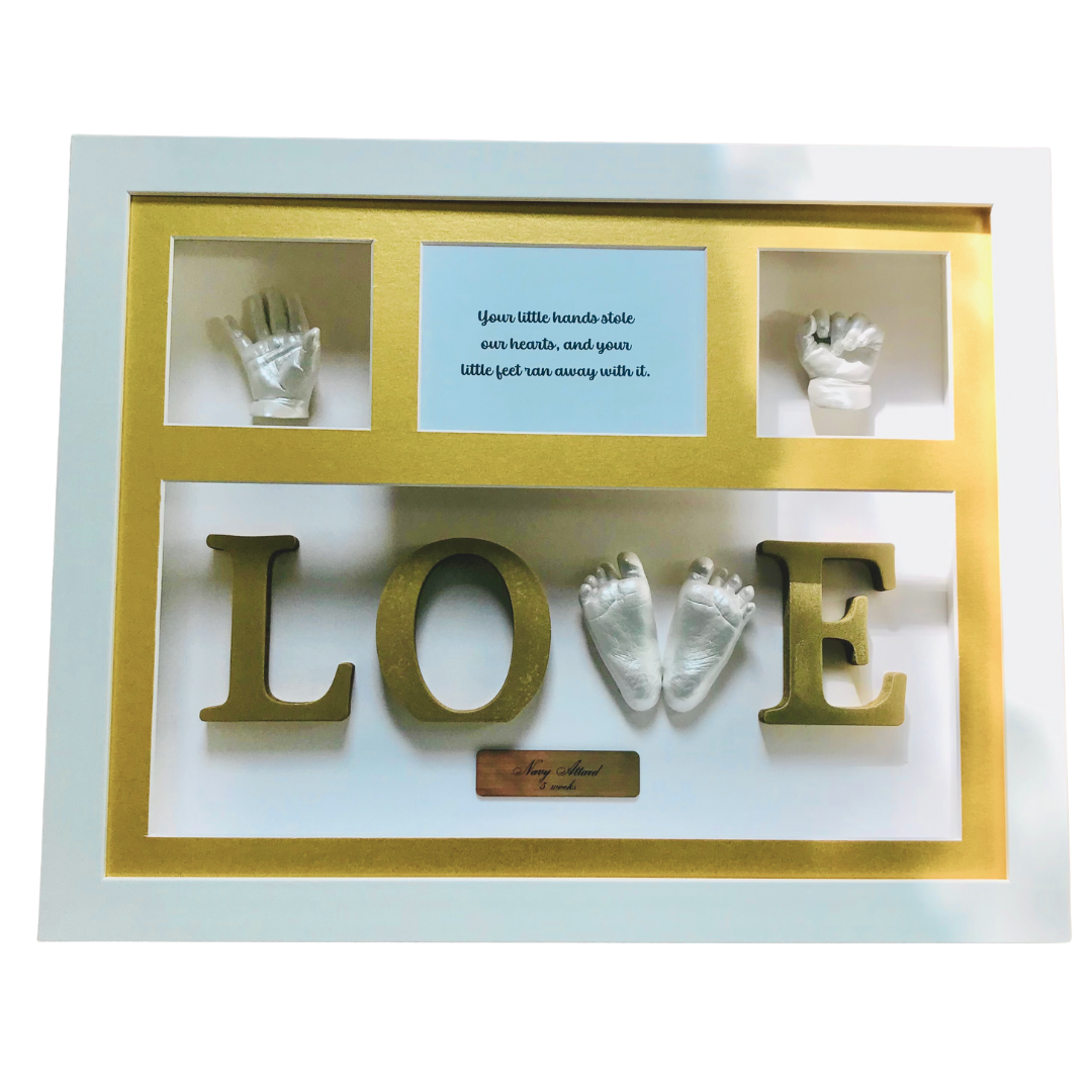 3d Framed Casts with Love Letters