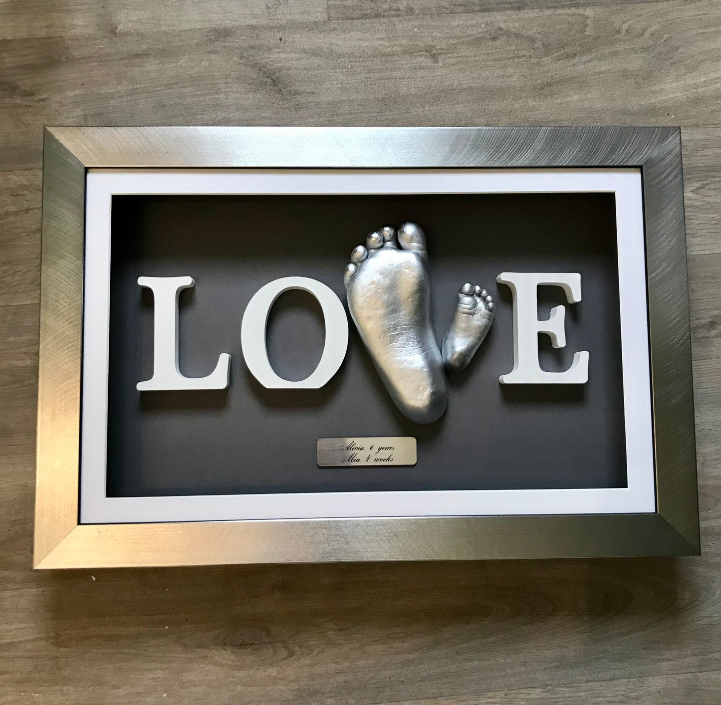 3D Framed Casts With 'LOVE' Letters