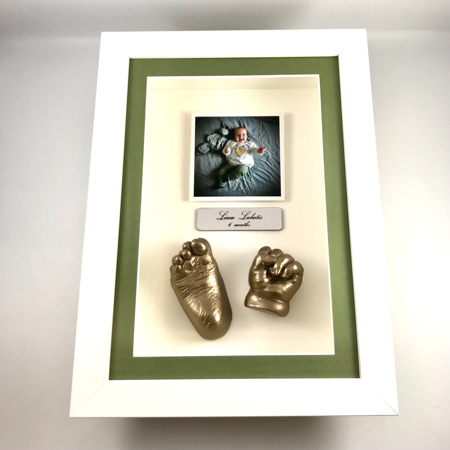 3D Framed Hand And Foot Casts With Photo