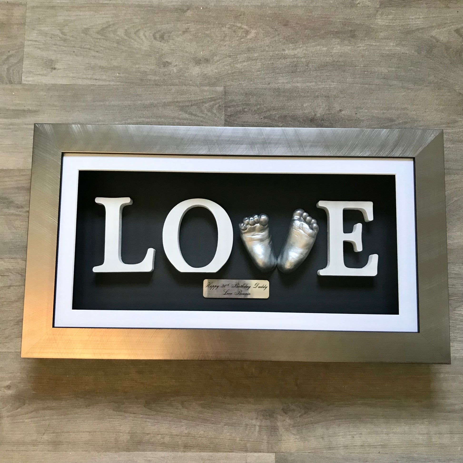 Products 3D Framed Casts With 'LOVE' Letters